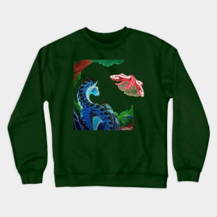 Cyanite and Atalanta Stickers Crewneck Sweatshirt